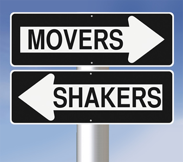 Movers & Shakers signs