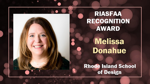 RIASFAA Recognition Award: Melissa Donahue